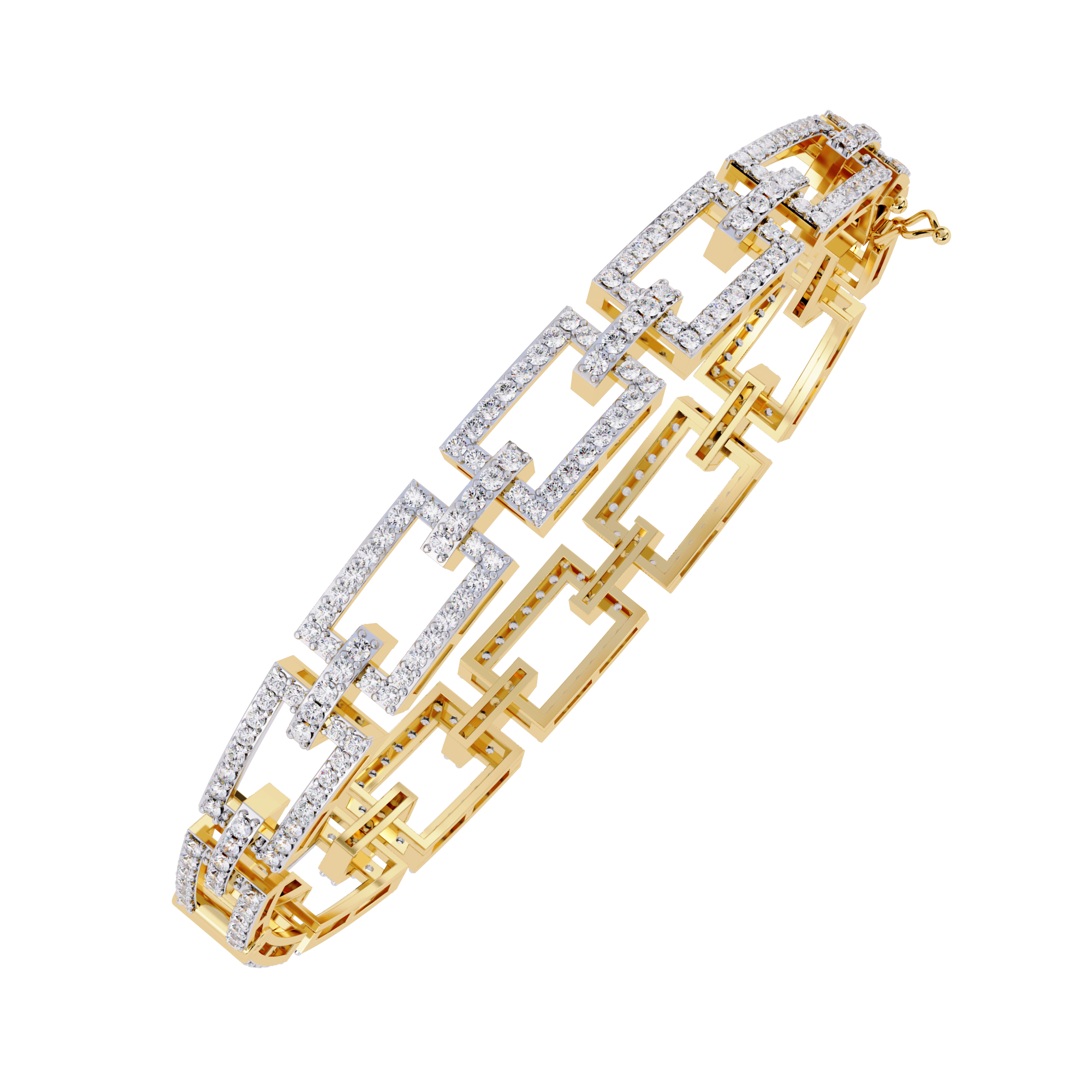 Solitairekart 2.31ct Grand Natural Diamond Tennis Bracelet-HI Color, VS-SI Clarity